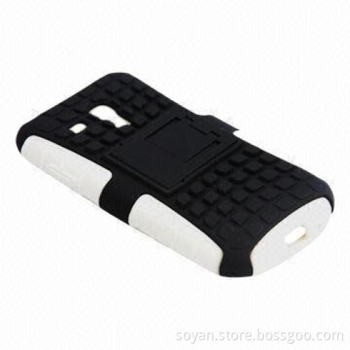 PC Stand Hybrid Case for Samsung S4, Various Color Combination for Your Selection, Anti-friction
